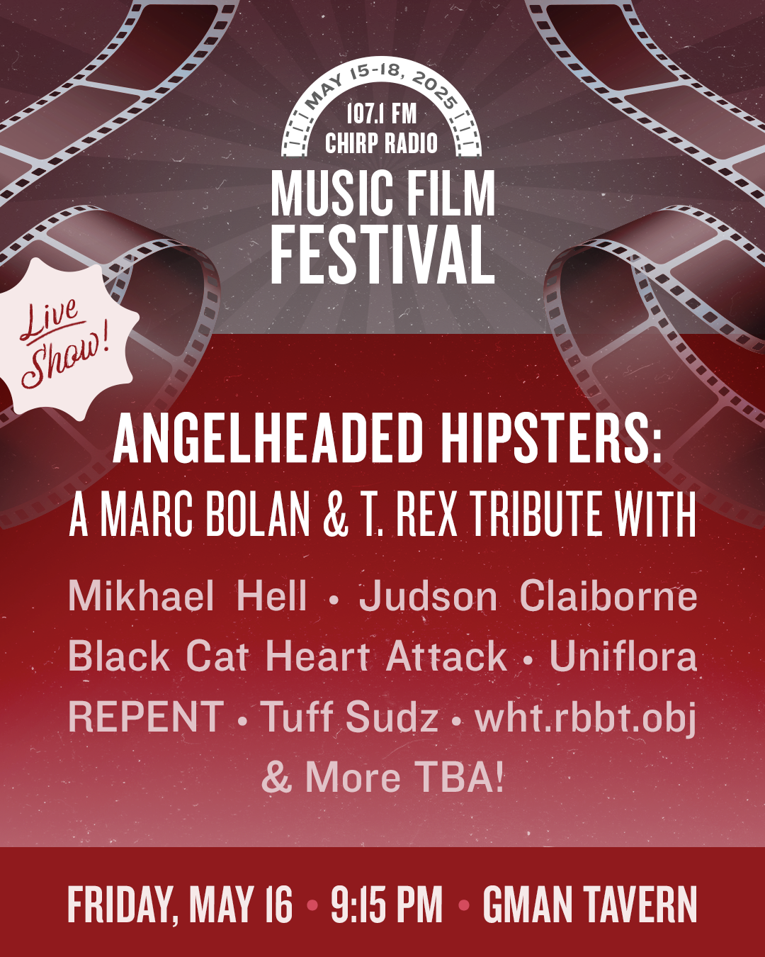 Angelheaded Hipster: The Songs of Marc Bolan & T. Rex Screening Afterparty