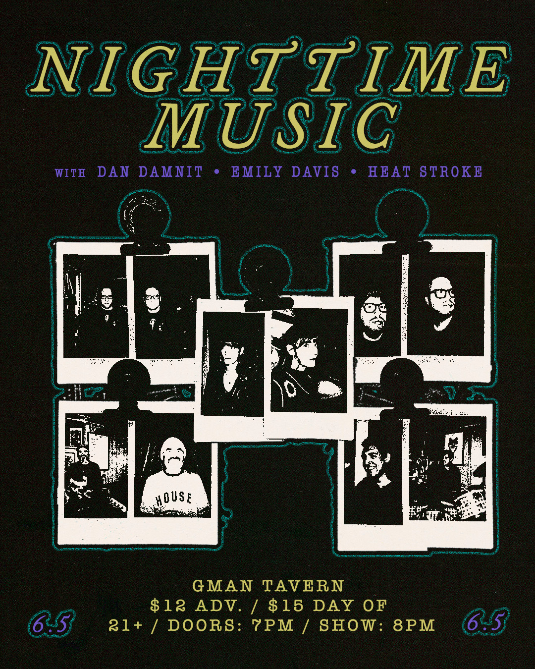 Nighttime Music * Dan Damnit * Emily Davis * Heat Stroke