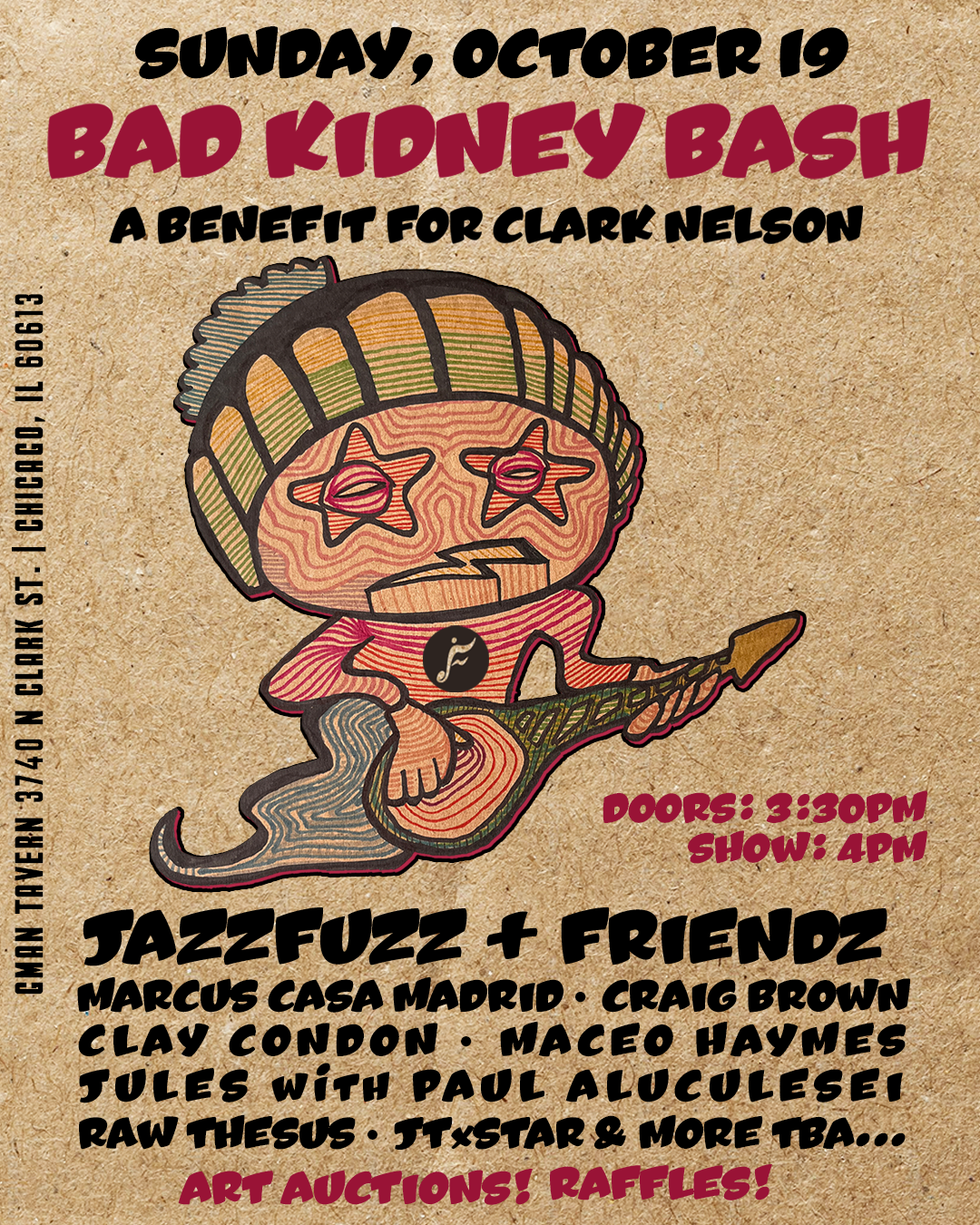 Bad Kidney Bash: A Benefit for Clark Nelson