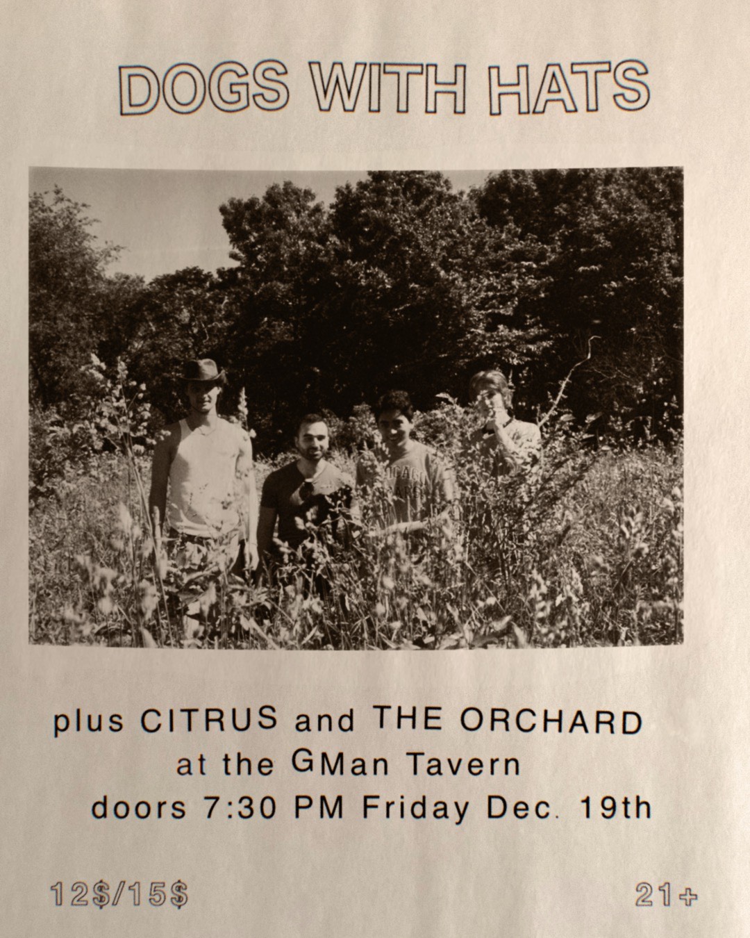 Dogs with Hats * The Orchard * Citrus