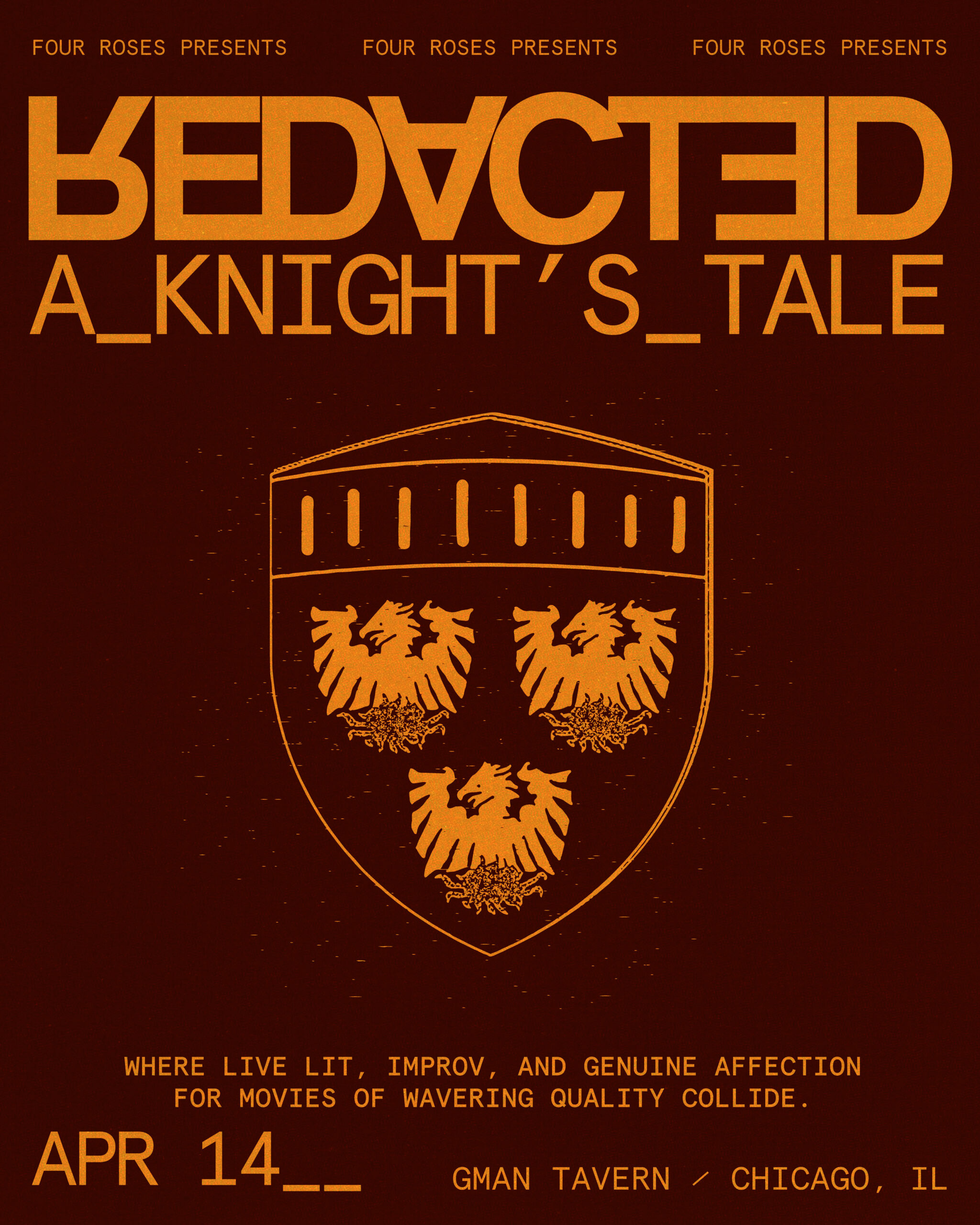 REDACTED: A Knights Tale written by Alex DiVirgilio