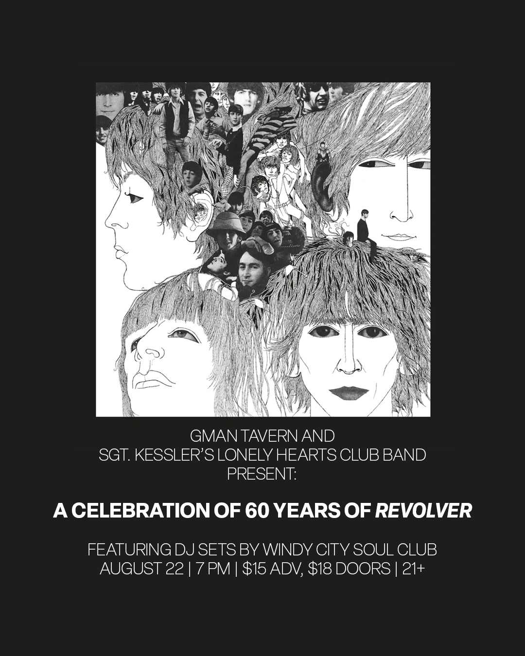 Sgt. Kessler’s Lonely Hearts Club Band: A Celebration of 60 Years of Revolver