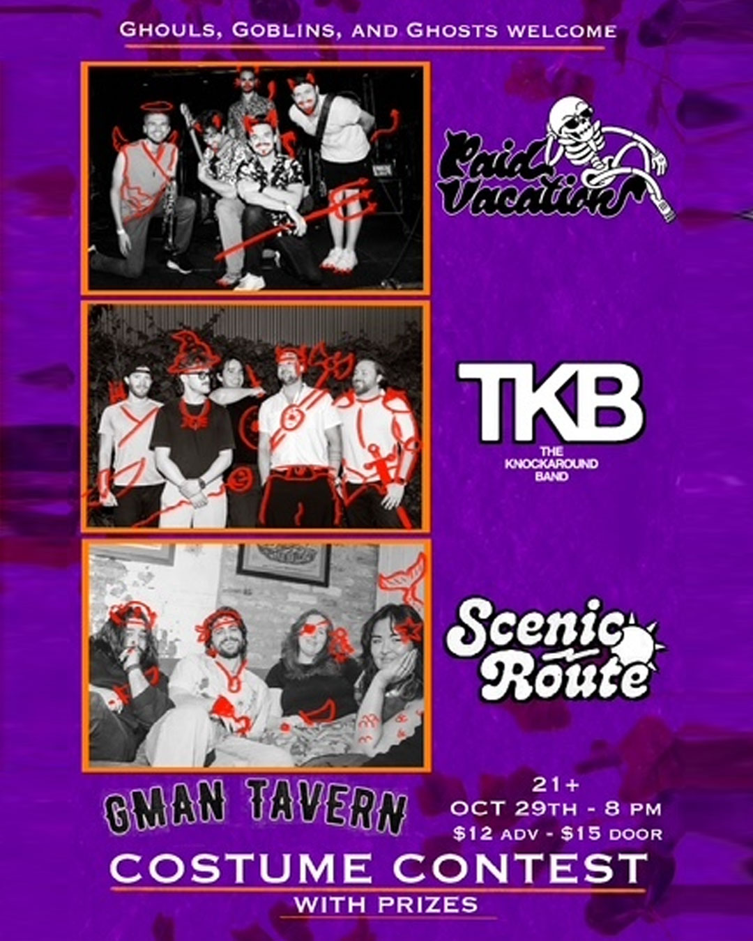 Paid Vacation * The Knockaround Band * Scenic Route
